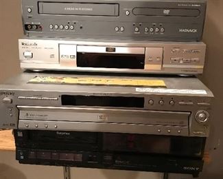DVD //Video players, BETA max player,  was $20 each, NOW $10 each