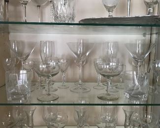 Bar glasses on this shelf $2 each
