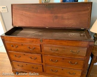 Antique Bedroom Dresser with Chest Top - FOR SALE NOW