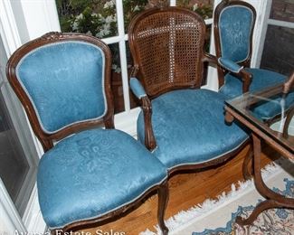 Dining Room Chairs - 5 side chairs, 2 armchairs - FOR SALE NOW