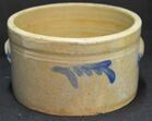 8030 Stoneware Butter Crock Cobalt