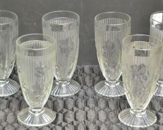 1350 - I&H Footed Glasses