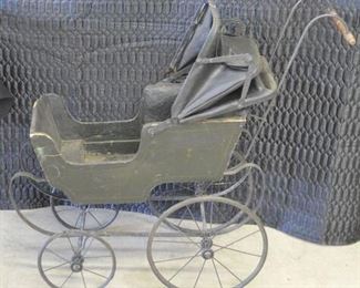 1102 - Doll Buggy - Wooden
