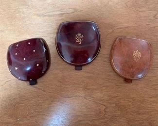$15/3 Small Italian Leather Trinket Boxes