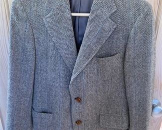 $25 Vintage Austin Hill Womens 80% Wool Grey Blazer (Small)