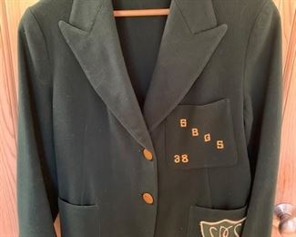 $25 Santa Barbara Girls School Wool Jacket, 1938
