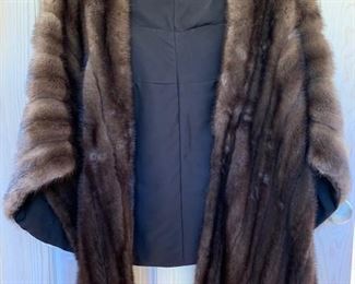 $60 Dark Mink VIntage Stole , Harry K Ott, Phoenixville, PA