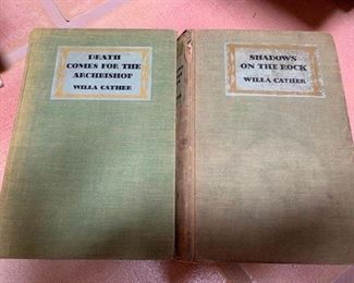 $5 'Death Comes for the Archbishop', (SOLD) Cather; $5 'Shadows on the Rock', Cather