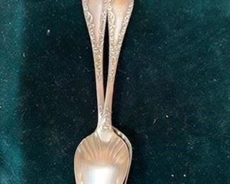 silver plate spoons $10/2