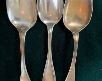 Silver plate Reed and Barton spoons $20