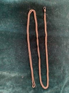 $90 Vintage Sterling Watch Fob Chain 24''
