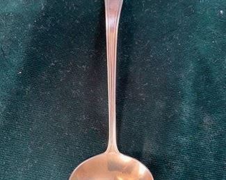 $40 sterling Baily Binks and Biddle 5 1/4'' ladle