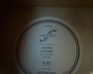 First Act Adam Levine acoustic guitar 