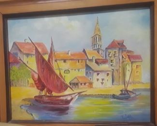 Sailing Painting 