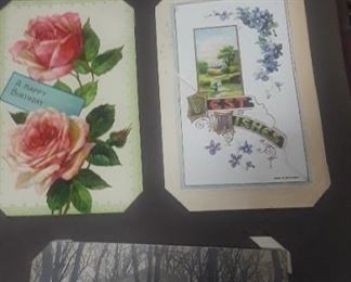 Antique Postcard Album