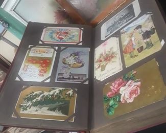 Antique Postcard Album 