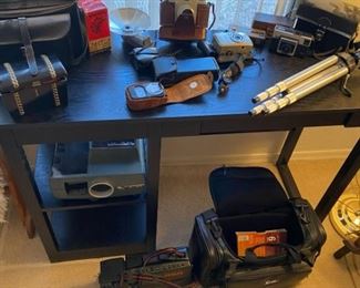 Assorted lot of cameras and more