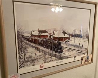 Autographed Larry Fisher print