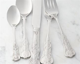 Wallace Silversmiths 65-Piece Queens Flatware Service