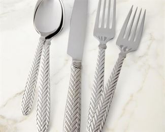 Wallace Silversmiths 20-Piece Reins Flatware Service