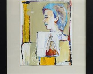 Young mother and a child