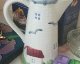 lighthouse tea pot