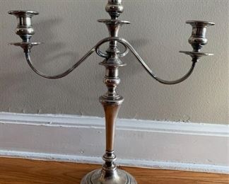 Fisher Sterling Weighted Candelabra