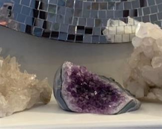 Lot of Three Quartz Crystal Rocks