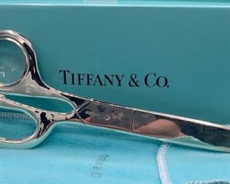 Rare Tiffany and Co Sterling Letter Opening Magnifying Glass