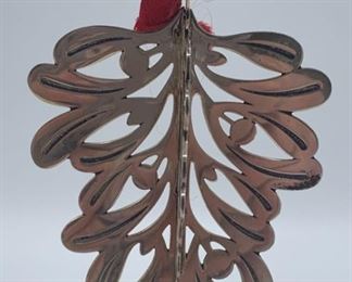 Tiffany and Co Sterling Mistletoe 3D Ornament