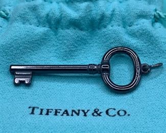 Tiffany and Co Titanium Key Charm