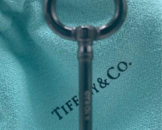 Tiffany and Co Titanium Key Pendant Charm