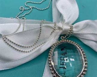 Tiffany Ziegfeld Crystal Sterling Necklace