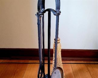 Wrought Iron fireplace tools