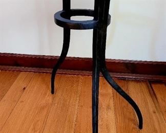 Iron base side table from Parker Furniture