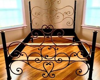 Wrought Iron queen bed