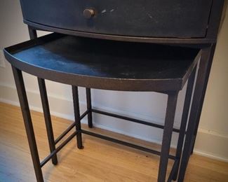 2-pc Steel End table