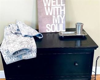 Restoration Hardware 2 Drawer Wide Filing Cabinet