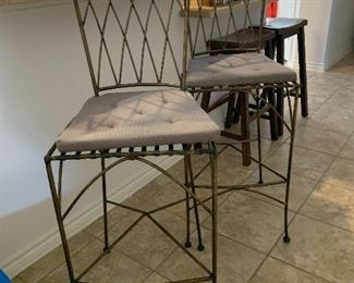 $48 each (two available) Metal bar stool