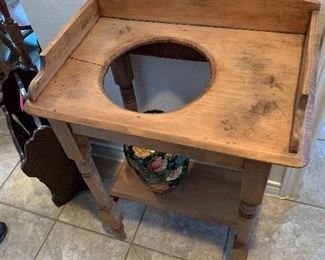 $115- Rustic wash stand 