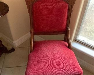 $230- Victorian parlor chair 