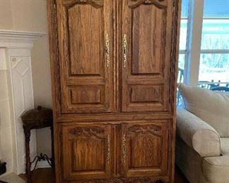 Large TV armoire