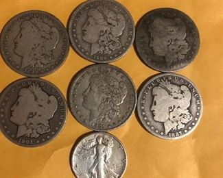 Morgans mostly New Orleans mint