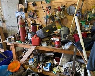Misc tools and garage items
