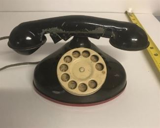 Vintage toy telephone $35