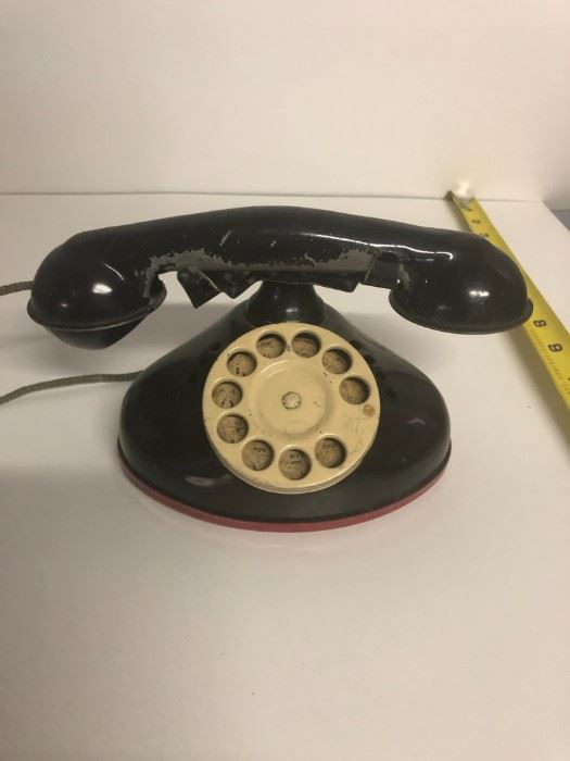 Vintage toy telephone $35