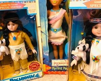 Pocahontas dolls 