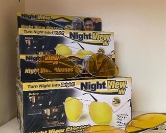 Item 138: Lot of Night View Glasses: $10/each