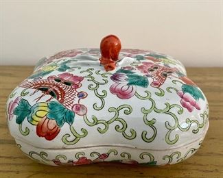 Item 110: Asian Trinket Box- 6.25" x 3.5": $125
