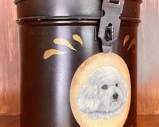 Item 205: Dog Treat Tin - 9": $10